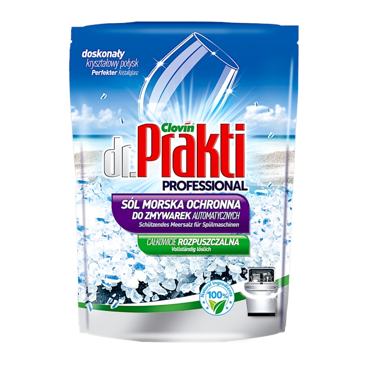 Соль для посудомоечных машин Dr.PRAKTI Professional 1,5 кг — фото 1