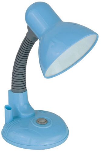 Настольная лампа офисная Ultraflash UF-315 С06 1x40 Вт E27 голубой 