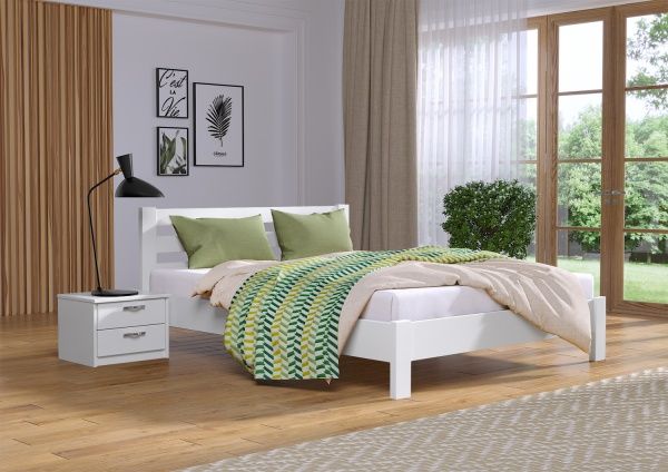 Ліжко Estella Рената Люкс 160x200 см білий 