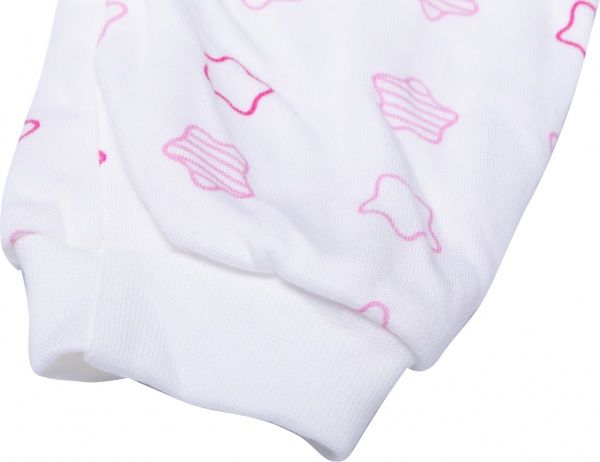 Повзунки для дівчаток Модний Карапуз Stars 301-00030-0 р.80 молочно-рожевий 