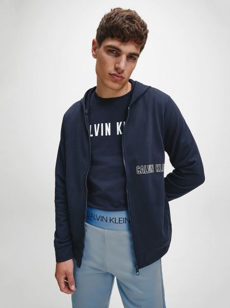 Джемпер Calvin Klein Performance FULL ZIP HOODED JACKET 00GMS0J476-484 р. S темно-синий