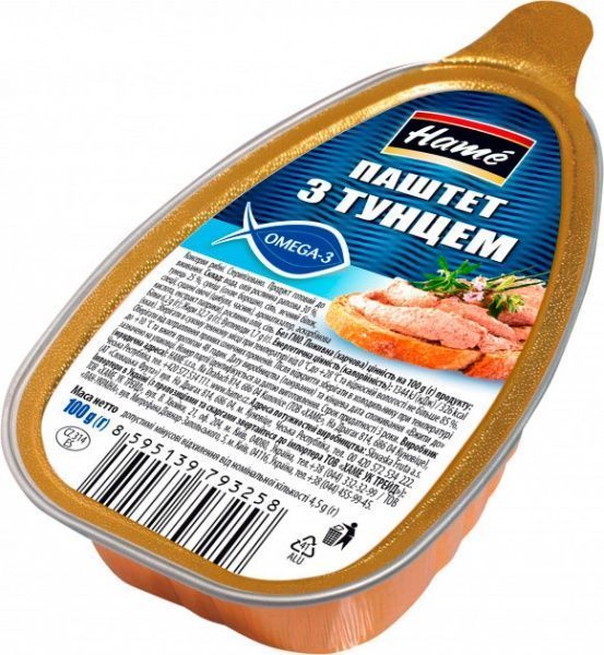 Паштет Hame с тунцом 105 г