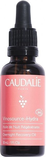 Олія для обличчя Caudalie Vinosource-Hydra нічна відновлююча 30 мл