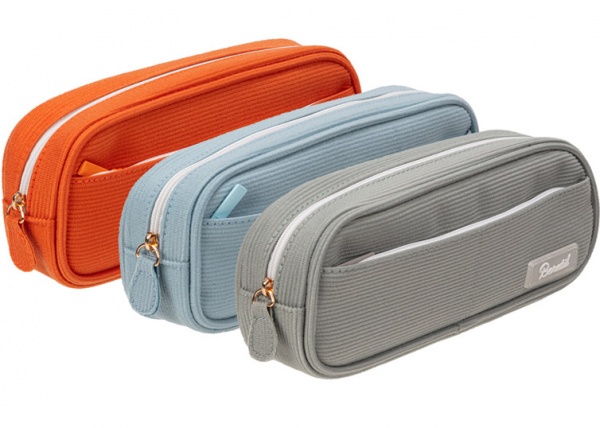 Пенал с карманом 67060 Deli в ассортименте