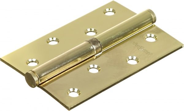 Петля столярная Chrome 76938 100x35x2.5 мм золото правая 2 шт