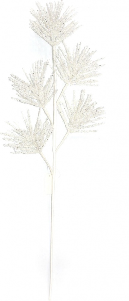 Гілочка декоративна з колючими пучками в асортименті 2 кольори 78 см TG228016