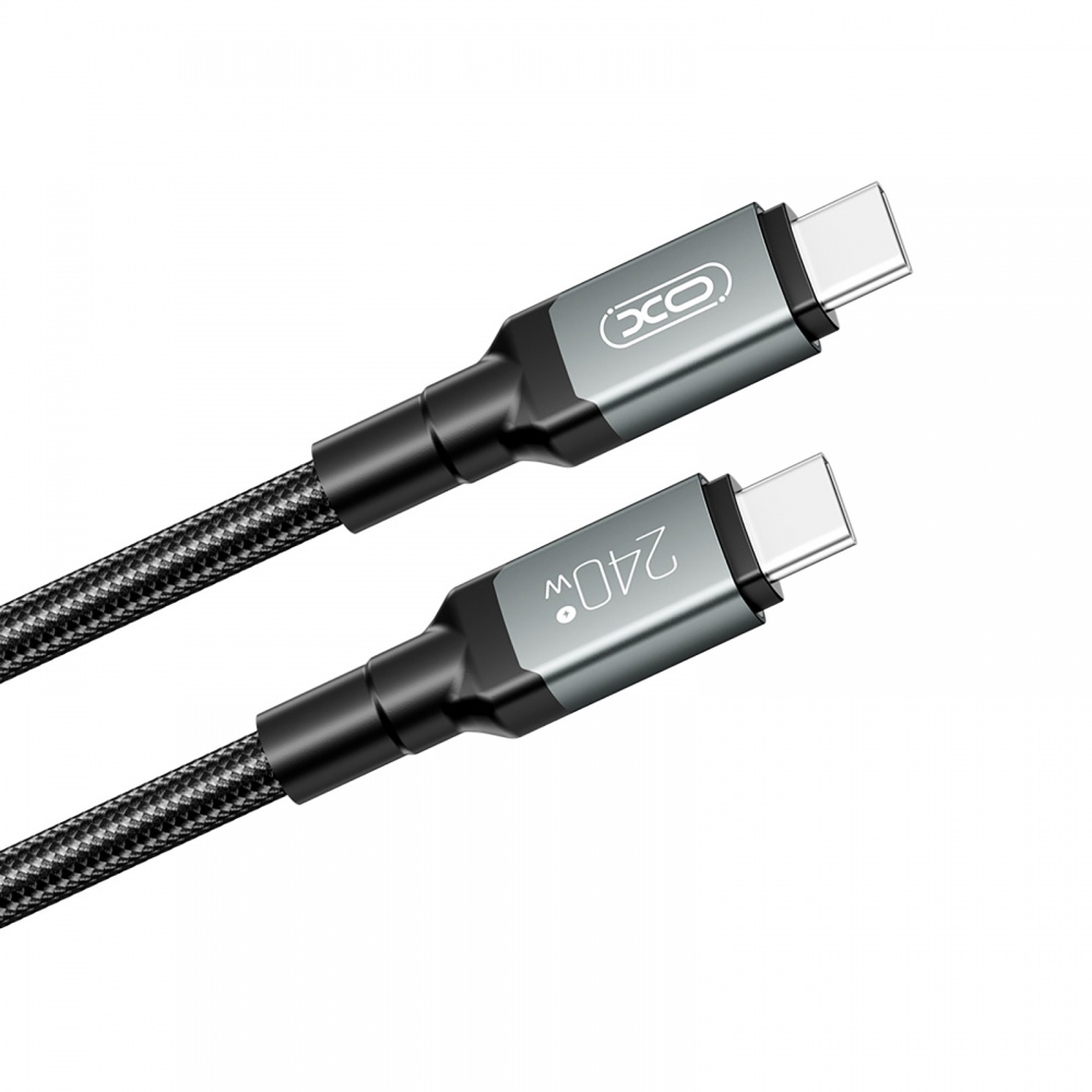 Кабель Xo NBQ264A-CC USB Type-C to USB Type-C 240W PD 1 м black (NB-Q264A-CC.black)