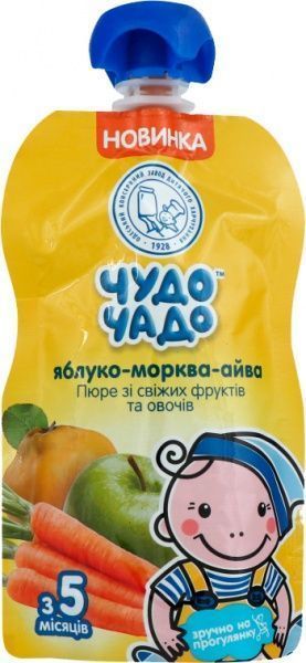 Пюре Чудо Чадо Яблуко-морква-айва 