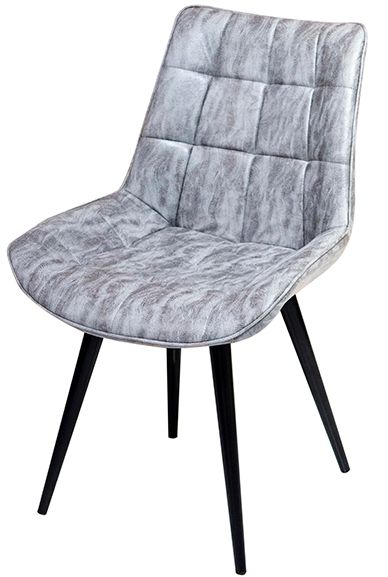 Стул обеденный Купер DC-83020 608х535х855 мм черный/светло-серый