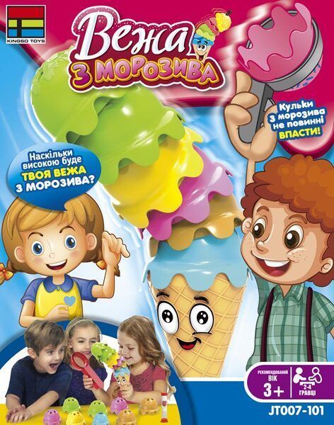 Игра настольная Kingso Башня из мороженого JT007-101