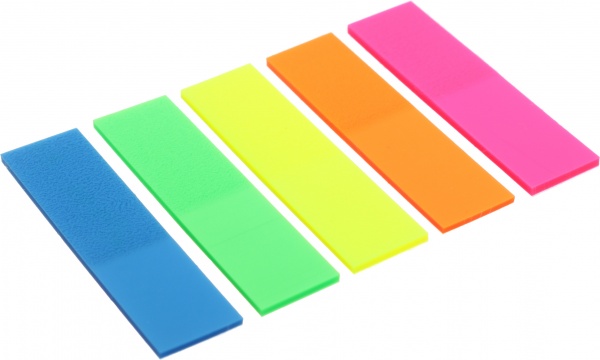 Набор закладок пластиковых с клейким слоем UP! (Underprice)