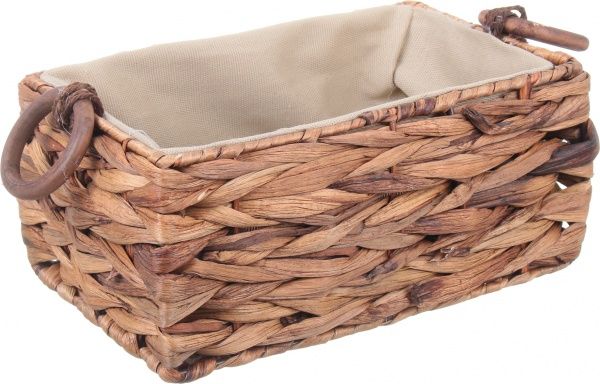 Корзинка плетеная Tony Bridge Basket с текстилем 32х22х14 см XTA19-61RD-2 