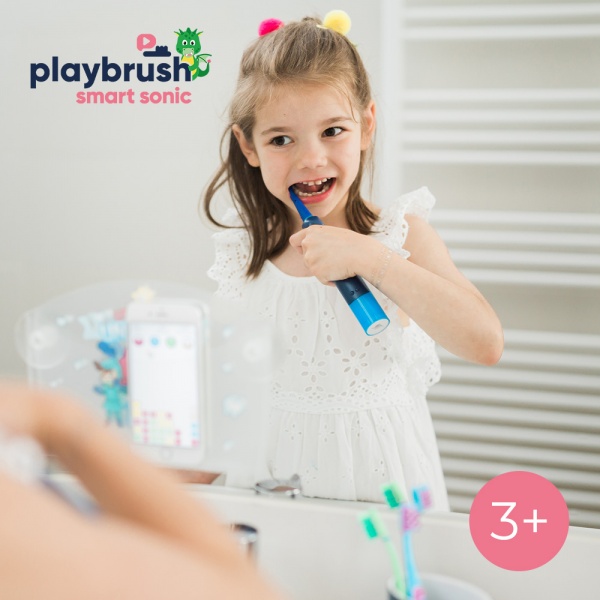 Электрическая зубная щетка Playbrush Smart Sonic Pink (9010061000711)