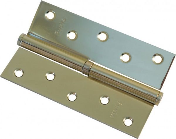 Петля дверная Fuxia 125x31x2,5 мм полированная латунь правая 1 шт