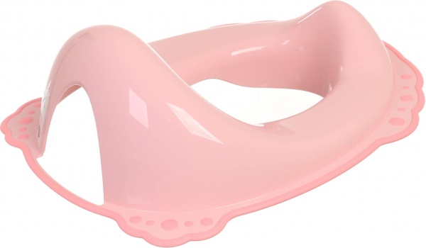 Накладка детская на унитаз Bambinelli с резинкой розовый 39x30x13.5 см