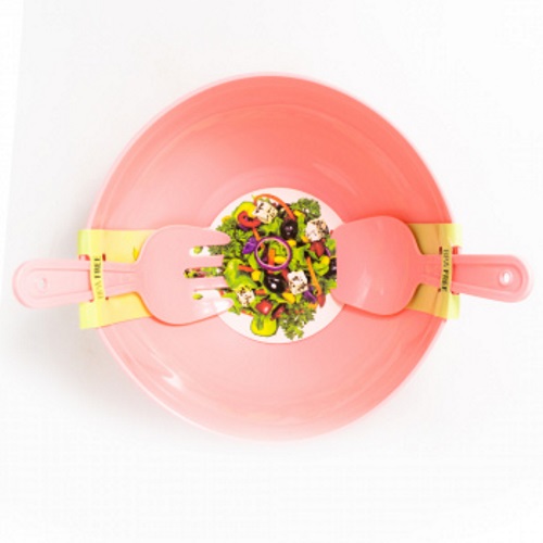 Миска Chef Rose со столовыми принадлежностями 5,5 л (10707-19DN) Dunya Plastik