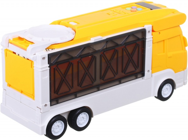 Игровой набор Shantou Эвакуационный контейнеровоз-гараж со звуковыми эффектами OTB0581805