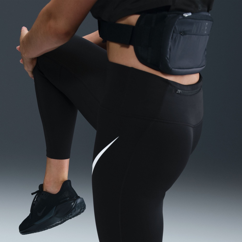 Тайтсы Nike W NK DF TEMPO HR 7/8 TGT SWHBR HV2304-010 р.L черный