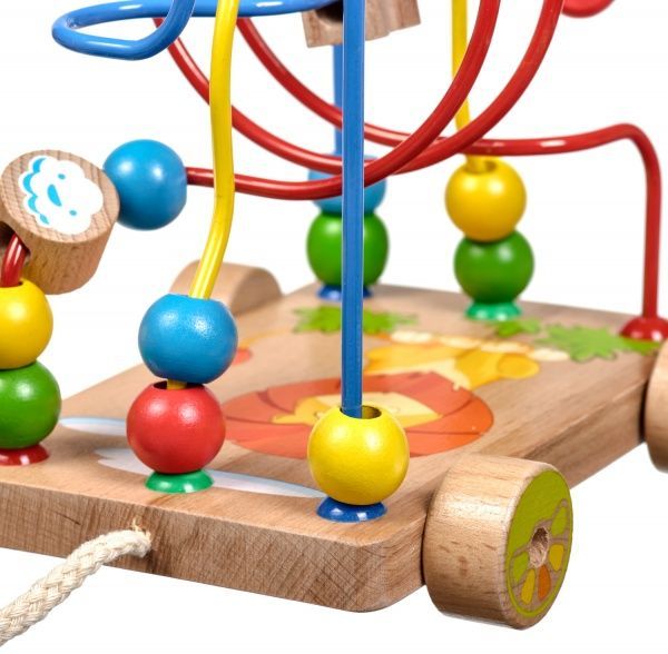 Лабіринт-каталка Іграшки з дерева Левеня