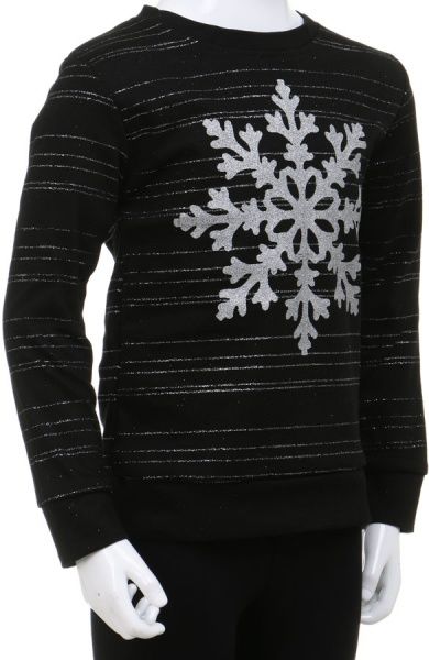 Джемпер Фламинго снежинка р.98 черный 817-214 