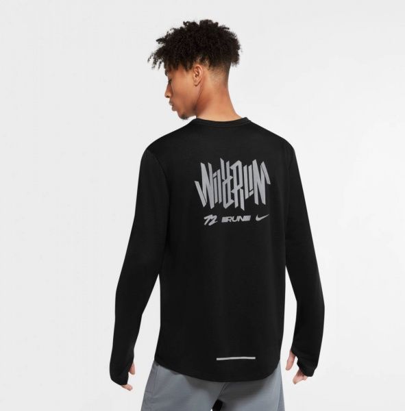 Футболка Nike M NK PACER CREW WR GX CU6050-010 2XL чорний