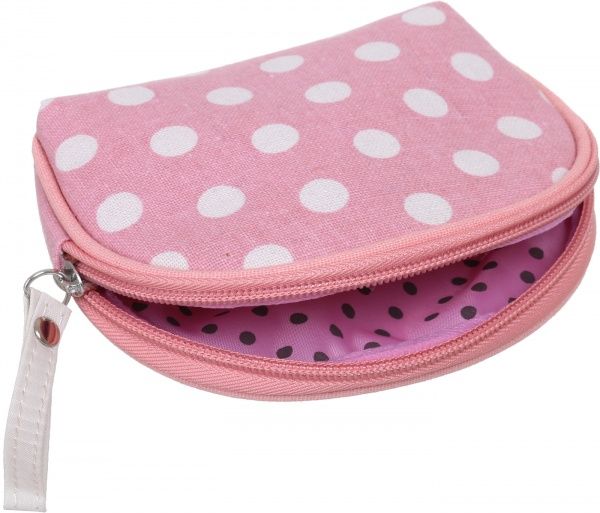 Набір косметичок Горох 3 шт. B107-7 рожевий 