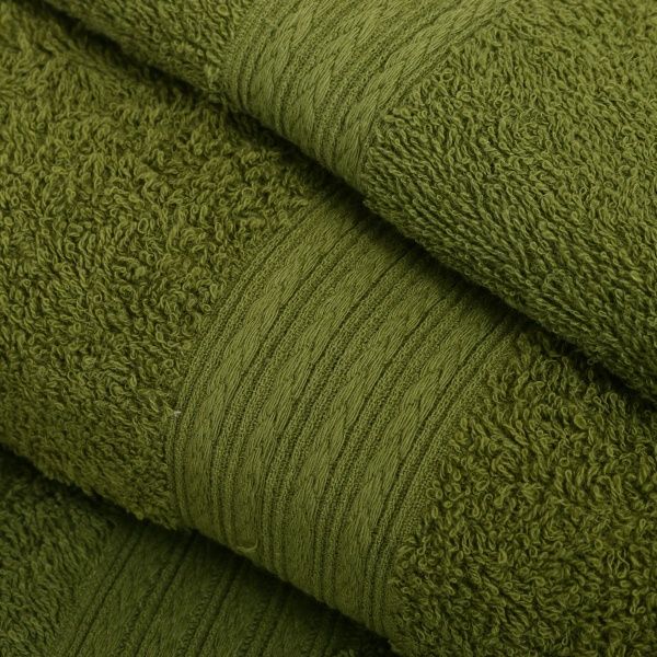Рушник Косичка 360гр/м 100x150 см оливковий Simi 
