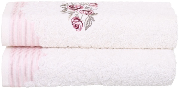 Набір рушників Stella 2 шт. кремовий Karna 