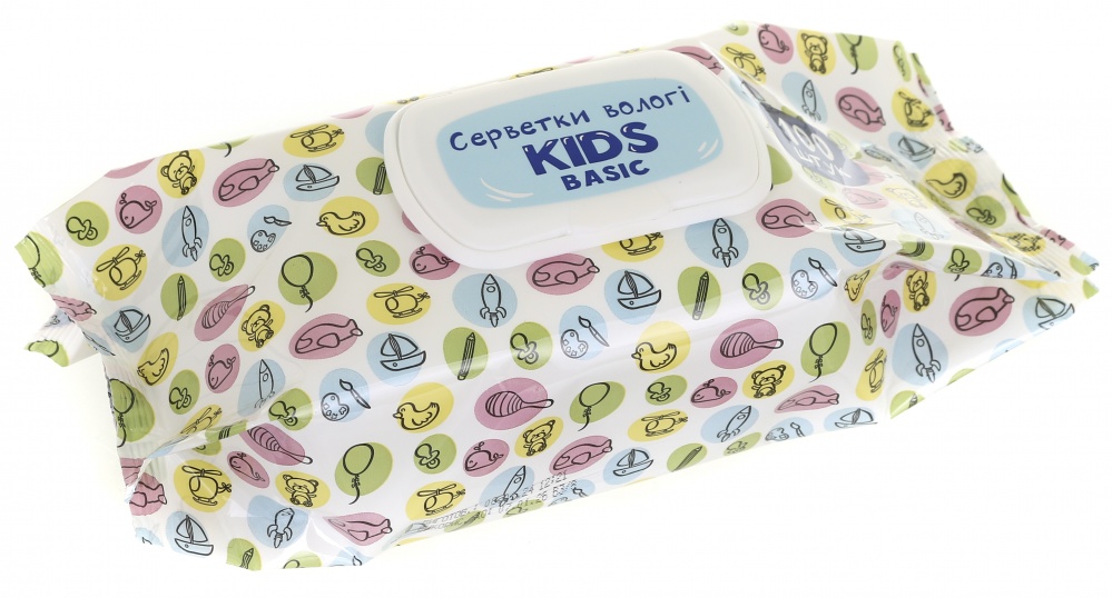 Детские влажные салфетки Bambinelli Basic line 100 шт.