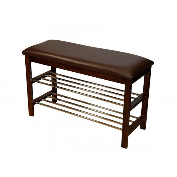 Лавка для обуви W-39 коричневая