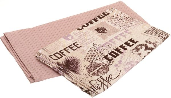 Набір рушників вафельних Кава 45x60 см кавовий 