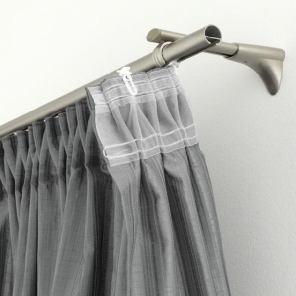 Гачки Gardinia поворотні 31551 для стельової шини набірний білий 20 шт. 