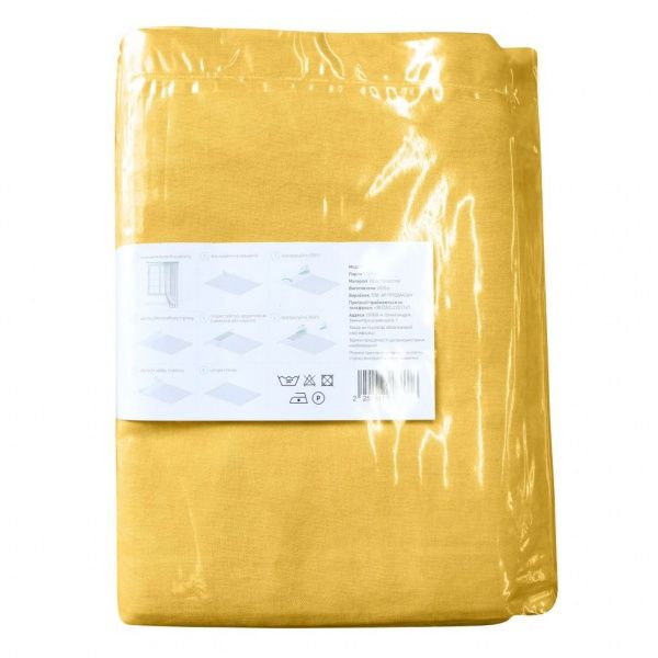 Штора Moda 200х285 см желтый Decora