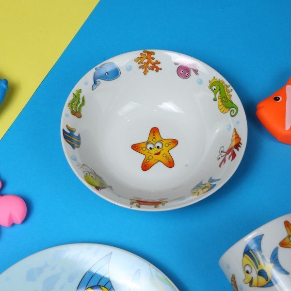 Набор детской посуды Sea Land 3 предмета M0690-7 Milika