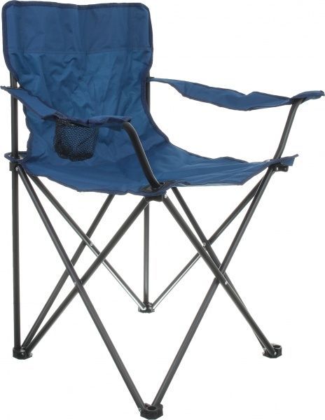 Стілець розкладний 81х51х42 см синій