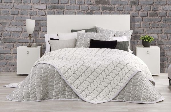 Покрывало Trigo 684/12 235x260 см Manterol серый 