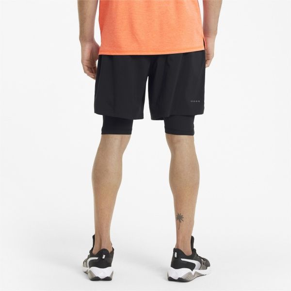 Шорты Puma RUN FAV WVN 2IN1 7' SHORT 52021701 р. L черный