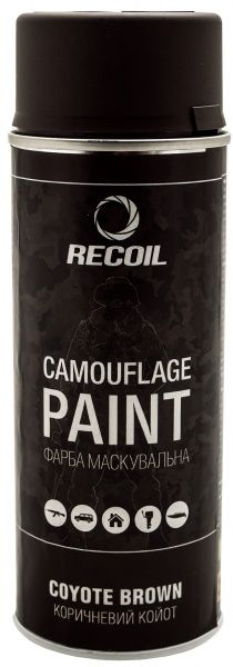 Краска маскировочная Recoil Коричневый Койот 400 мл