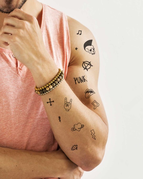 Тату временное TATTon.me Punk mix
