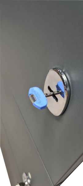 Дверь входная Булат Elegant 703 грей 2050x950 мм левая