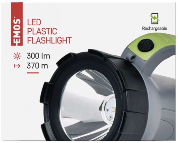 Ліхтарик Emos P2311 LED 5W 300 Lm Li-Ion сіро-зелений