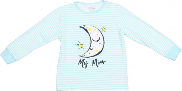 Піжама дитяча для дівчаток KOSTA 1494-5 р.110–116 блакитний 