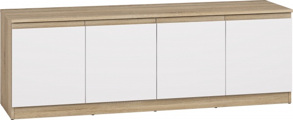 Комод Грейд Эстер 4д 1600x540x442 мм дуб сонома /белый 