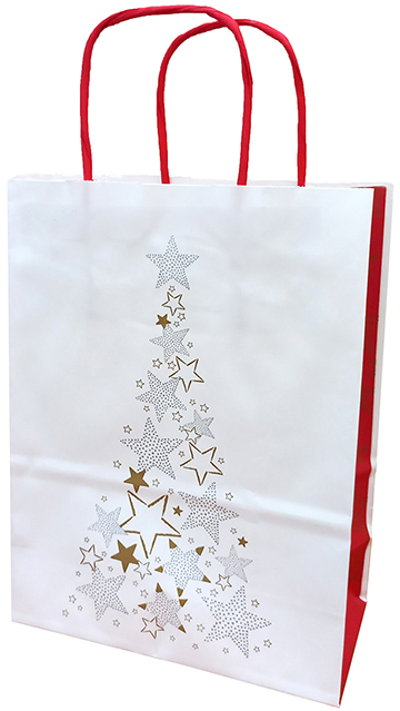 Пакет подарочный КРАФТс рисунком 36x12x46см Happycom International