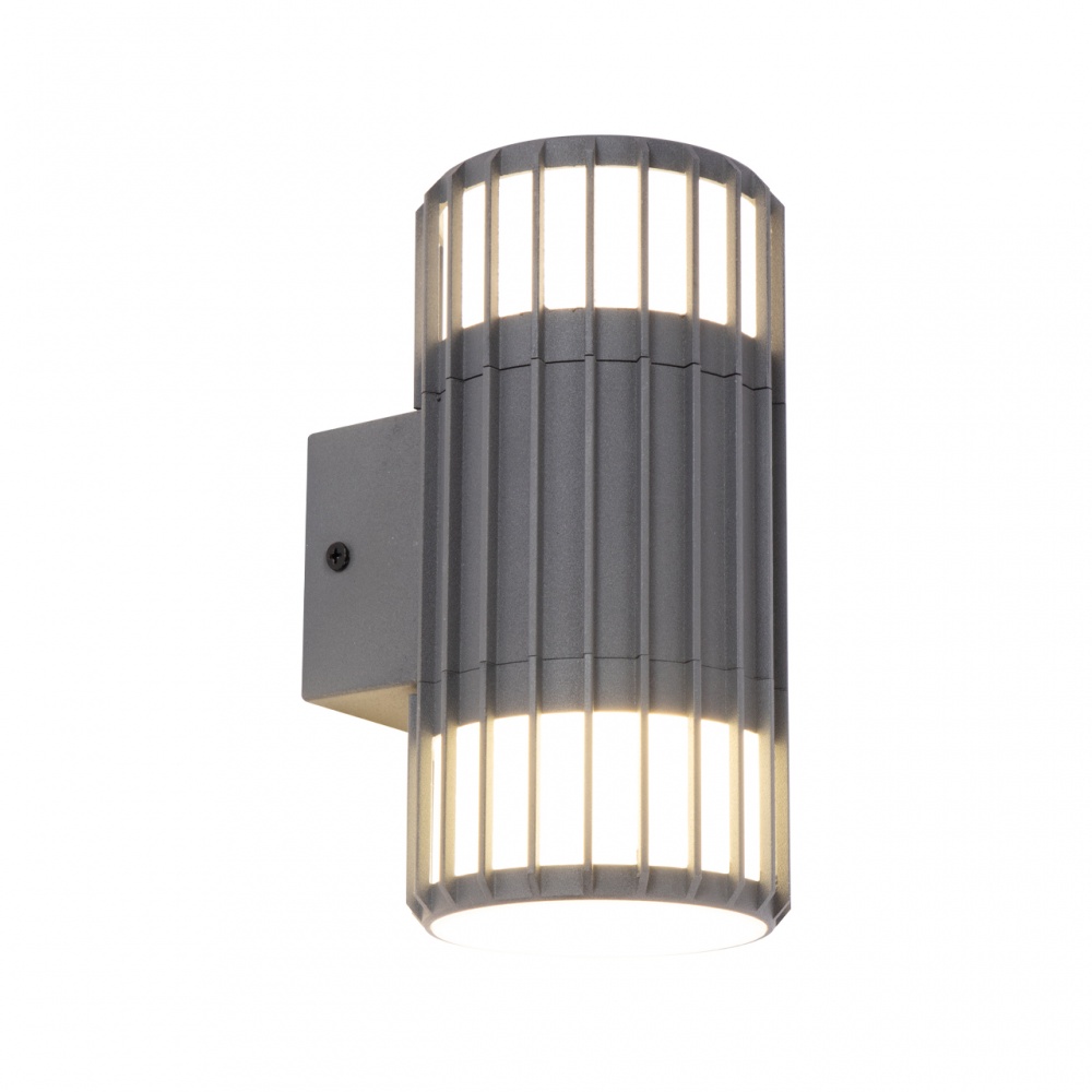 Подсветка для фасадов и ступенек Hopfen STARK WL-GX53-TUBE S-GREY 2xсерый