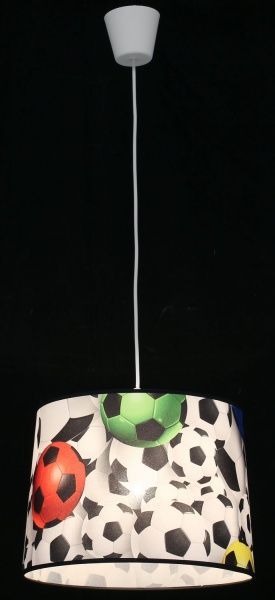 Подвес TK Lighting 1796 1x60 Вт E27 белый с черным Kids 