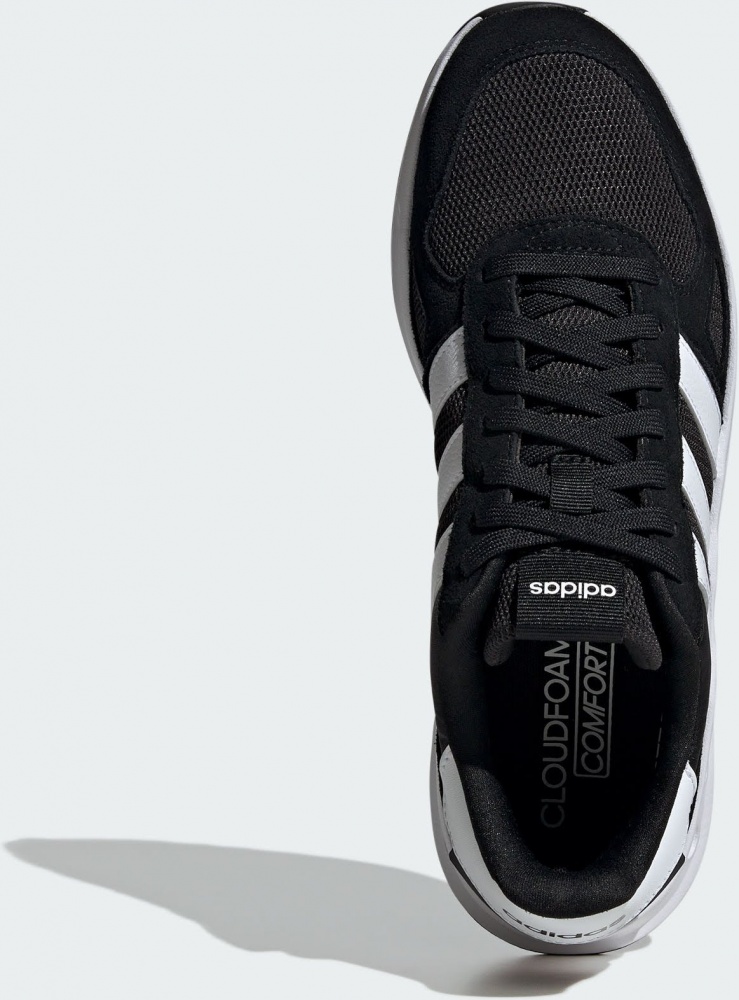 Кросівки чоловічі Adidas RUN 84 CBLACK/FTWWHT/CARBON IH8613 р.45 1/3 чорні