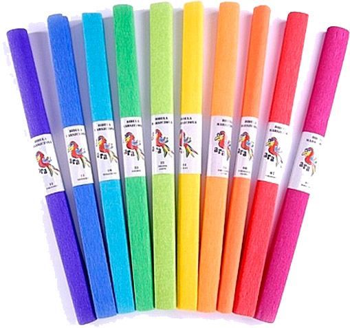 Папір гофрований 200х50см, коричневий, №26