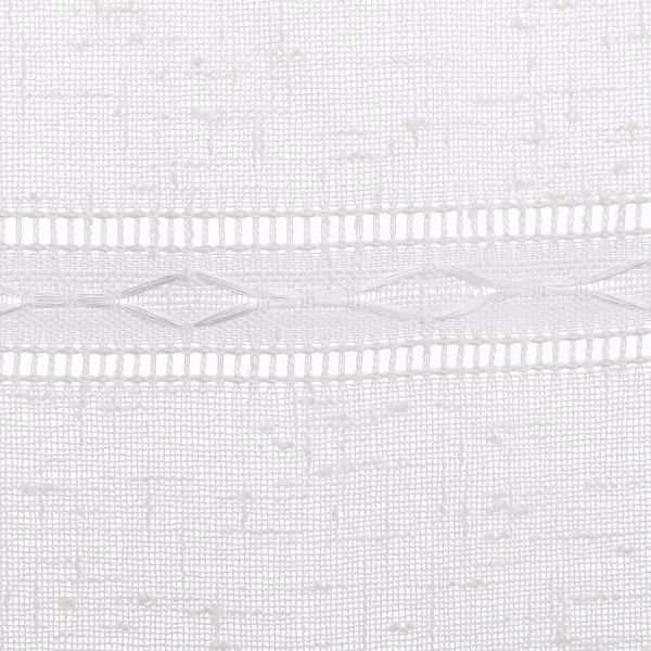 Тюль FAN RHOMBUS SLUB-1 205х300 см молочна
