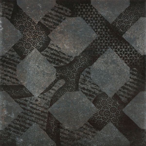 Плитка TAU Ceramica Terracina Black Decor 22,3x22,3 